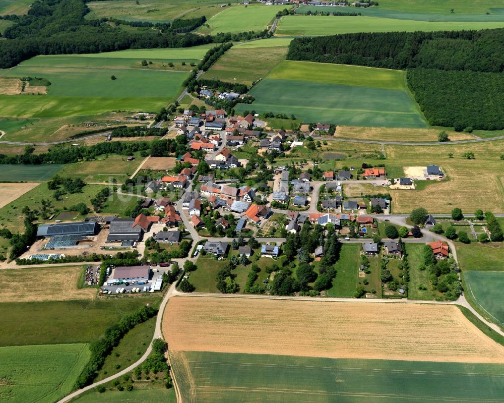 Allenfeld aus der Vogelperspektive: Ortsansicht von Allenfeld im Bundesland Rheinland-Pfalz