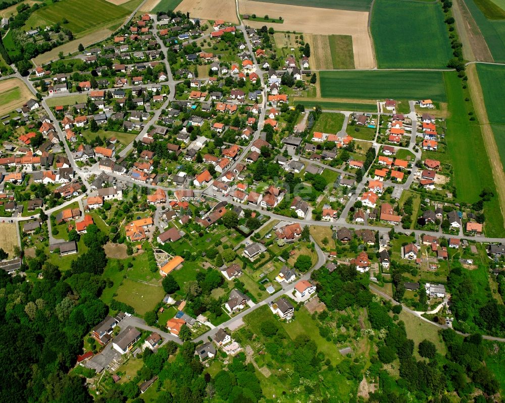 Altenburg von oben - Ortsansicht in Altenburg im Bundesland Baden-Württemberg, Deutschland