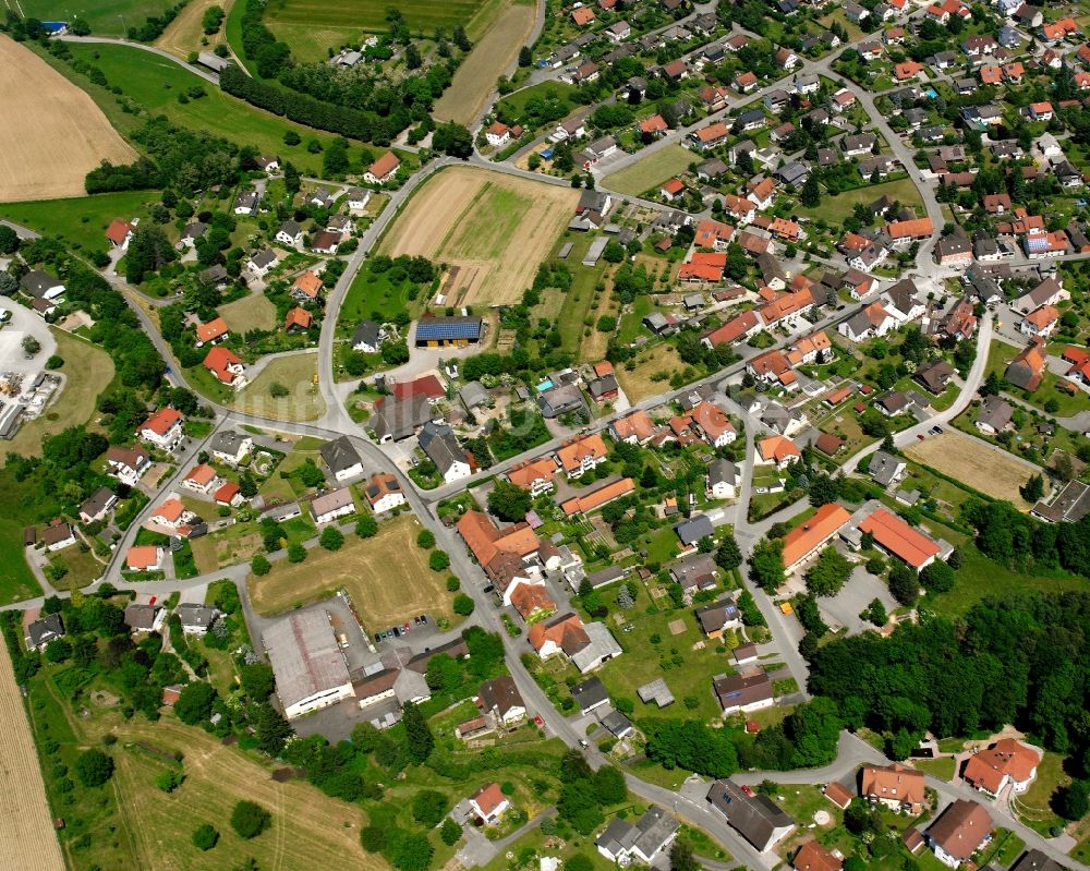 Altenburg aus der Vogelperspektive: Ortsansicht in Altenburg im Bundesland Baden-Württemberg, Deutschland