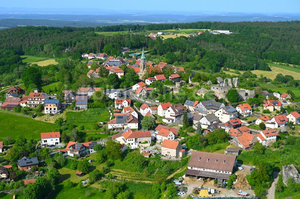 Altenstein aus der Vogelperspektive: Ortsansicht in Altenstein im Bundesland Bayern, Deutschland