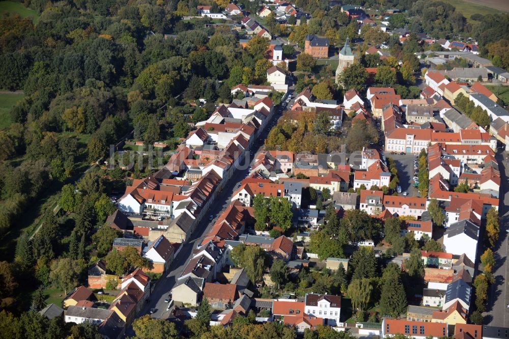 Altlandsberg von oben - Ortsansicht in Altlandsberg im Bundesland Brandenburg