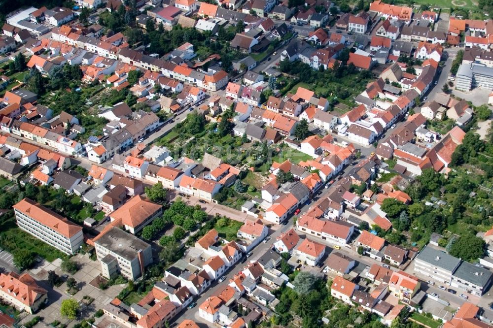 Luftaufnahme Altlußheim - Ortsansicht in Altlußheim im Bundesland Baden-Württemberg