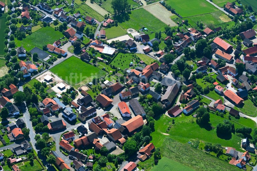 Luftaufnahme Amelsen - Ortsansicht in Amelsen im Bundesland Niedersachsen, Deutschland