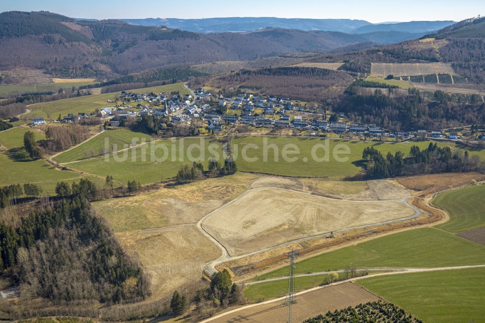 Andreasberg aus der Vogelperspektive: Ortsansicht in Andreasberg im Bundesland Nordrhein-Westfalen, Deutschland