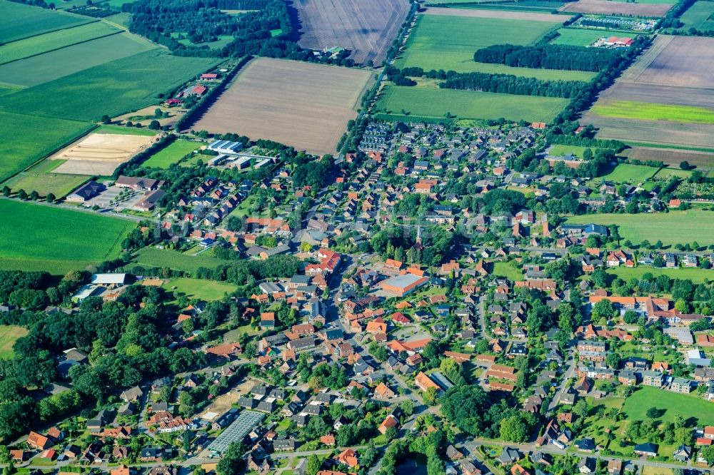 Luftbild Apensen - Ortsansicht in Apensen im Bundesland Niedersachsen, Deutschland