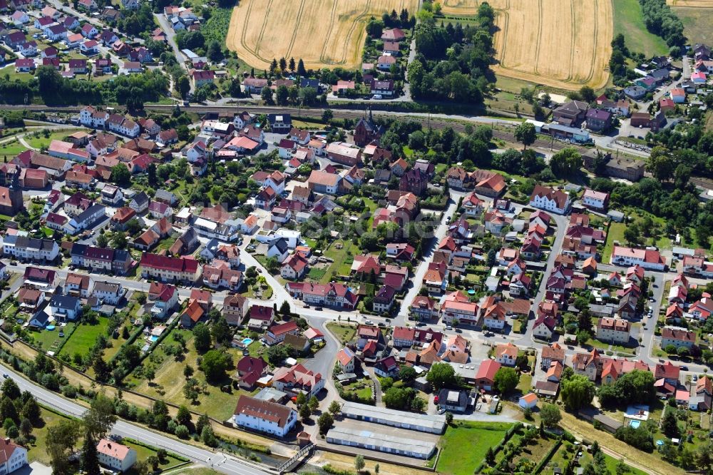 Luftbild Arenshausen - Ortsansicht in Arenshausen im Bundesland Thüringen, Deutschland