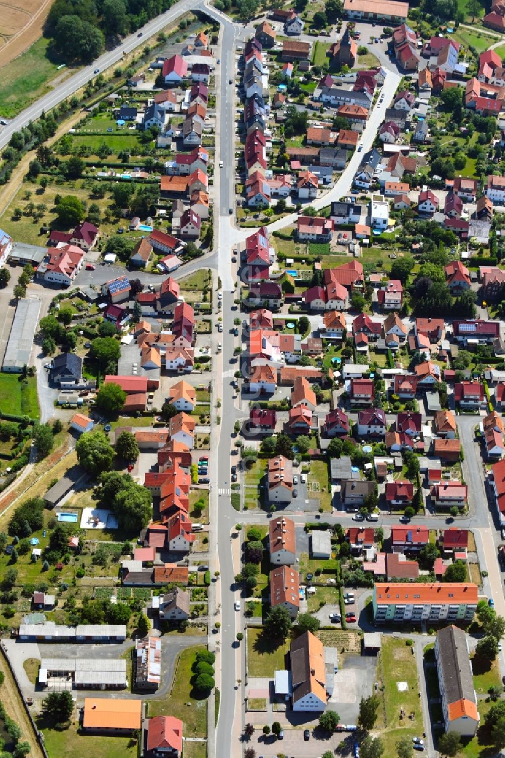 Luftaufnahme Arenshausen - Ortsansicht in Arenshausen im Bundesland Thüringen, Deutschland