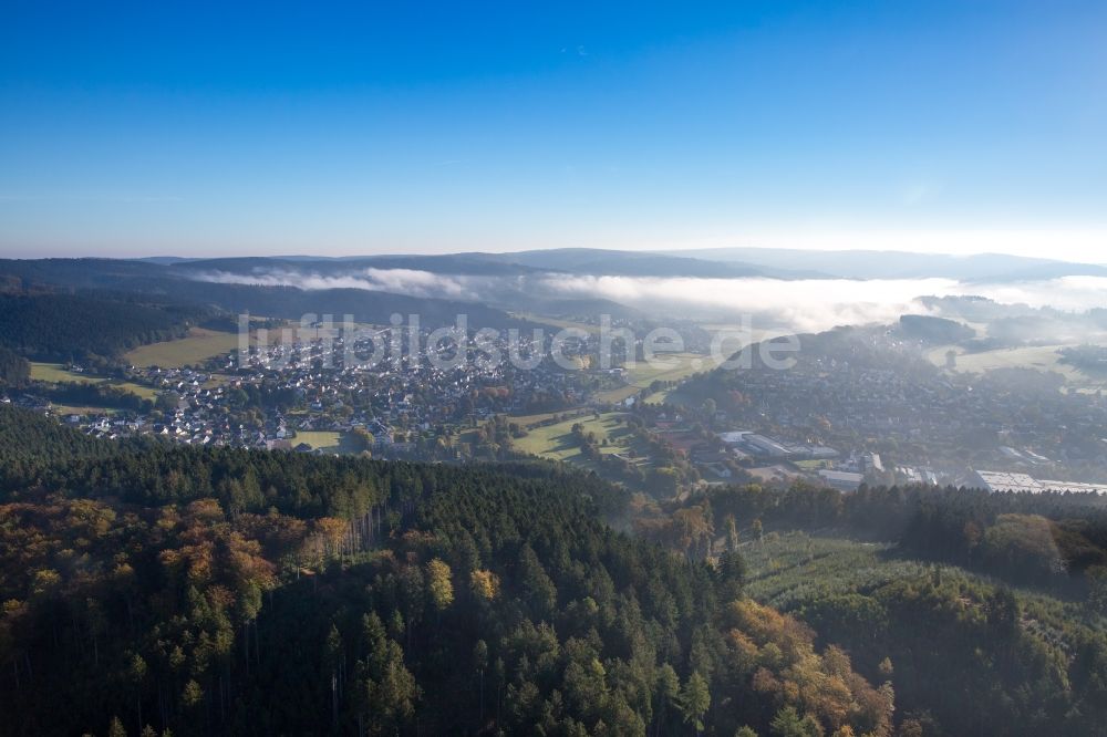 Arnsberg von oben - Ortsansicht in Arnsberg im Bundesland Nordrhein-Westfalen