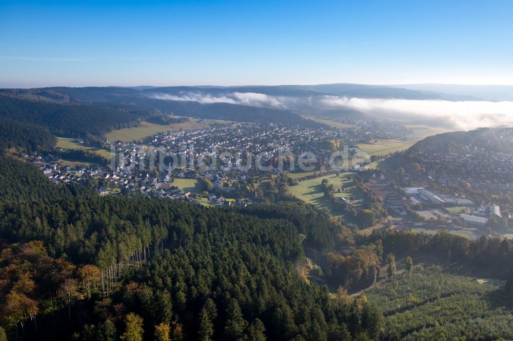 Arnsberg aus der Vogelperspektive: Ortsansicht in Arnsberg im Bundesland Nordrhein-Westfalen