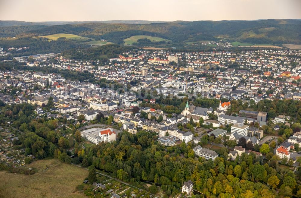 Arnsberg aus der Vogelperspektive: Ortsansicht in Arnsberg im Bundesland Nordrhein-Westfalen, Deutschland