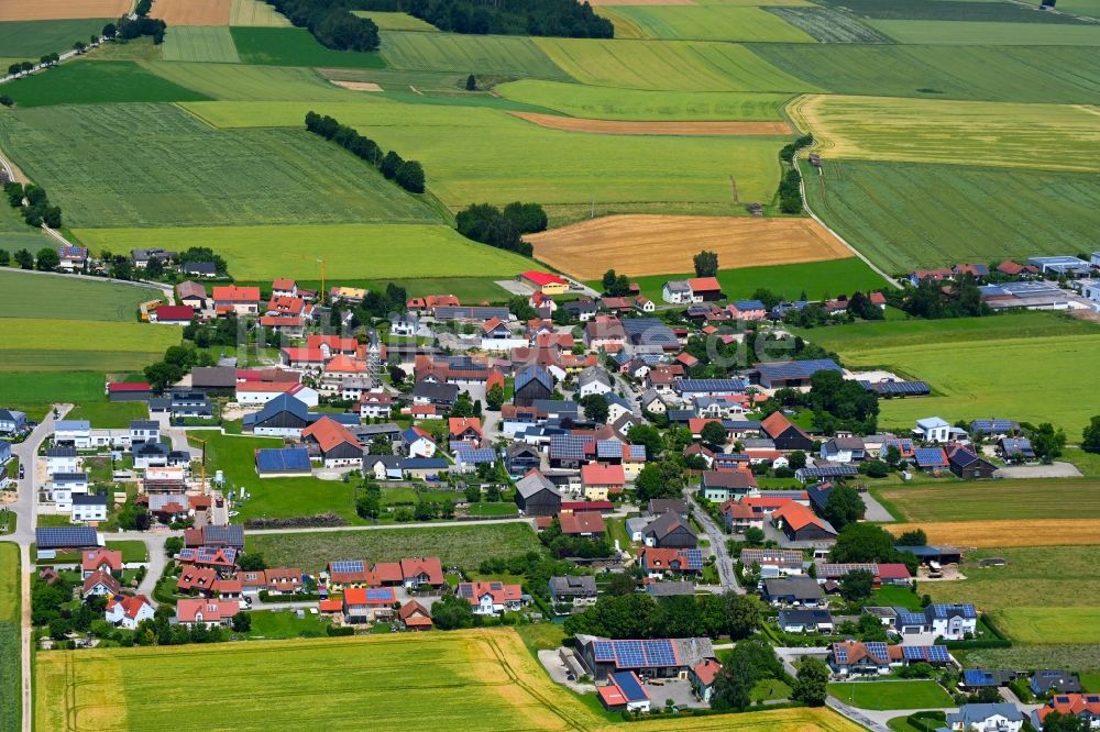 Luftaufnahme Aschbuch - Ortsansicht in Aschbuch im Bundesland Bayern, Deutschland