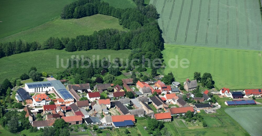 Bad Belzig aus der Vogelperspektive: Ortsansicht in Bad Belzig im Bundesland Brandenburg