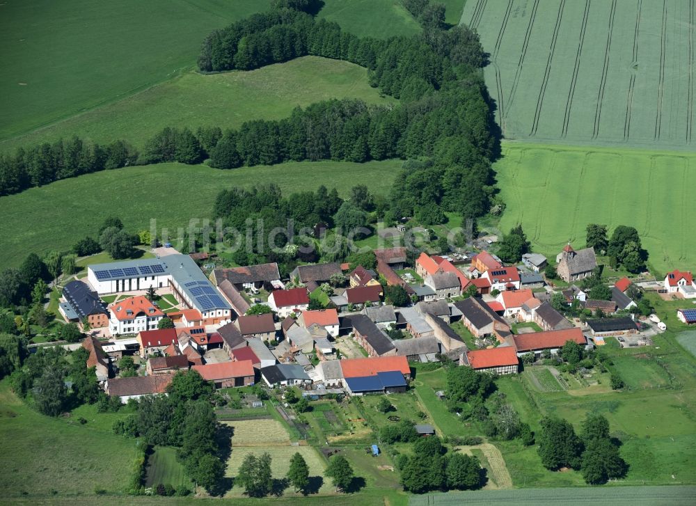 Luftbild Bad Belzig - Ortsansicht in Bad Belzig im Bundesland Brandenburg