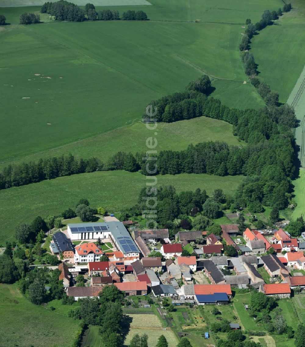 Luftaufnahme Bad Belzig - Ortsansicht in Bad Belzig im Bundesland Brandenburg