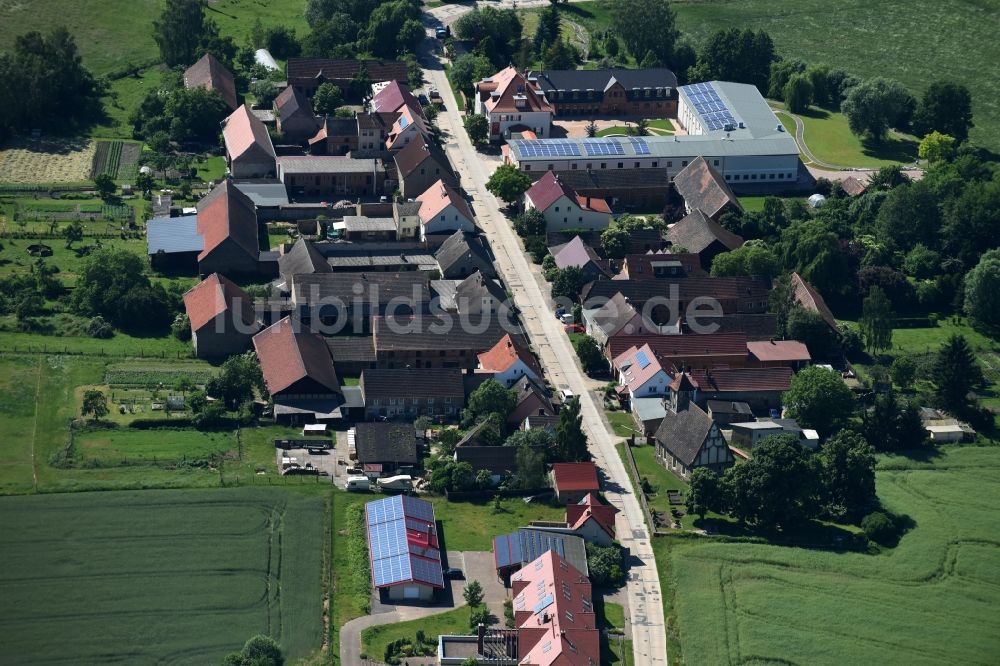 Bad Belzig aus der Vogelperspektive: Ortsansicht in Bad Belzig im Bundesland Brandenburg