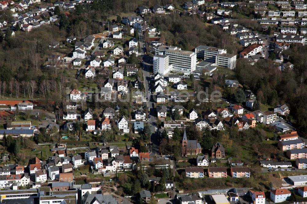 Bad Camberg aus der Vogelperspektive: Ortsansicht von Bad Camberg im Bundesland Hessen