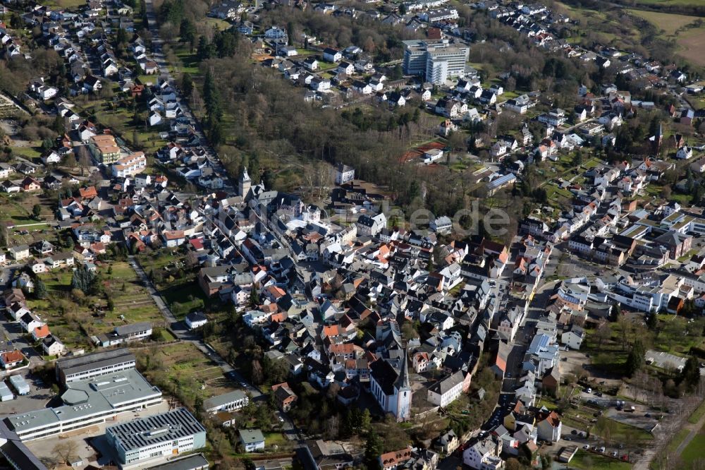 Bad Camberg von oben - Ortsansicht von Bad Camberg im Bundesland Hessen