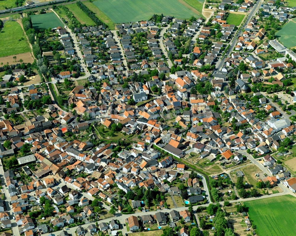 Luftaufnahme Bad Kreuznach Planig - Ortsansicht von Bad Kreuznach, Ortsteil Planig, im Bundesland Rheinland-Pfalz