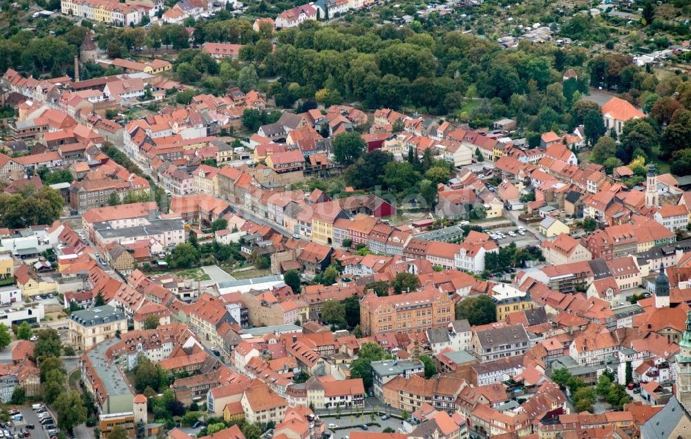 Luftaufnahme Bad Langensalza - Ortsansicht in Bad Langensalza im Bundesland Thüringen