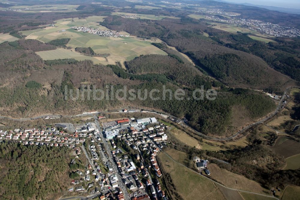 Bad Schwalbach von oben - Ortsansicht von Bad Schwalbach im Bundesland Hessen