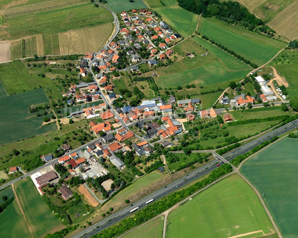 Luftbild Bad Sobernheim - Ortsansicht von Bad Sobernheim, Ortsteil Steinhardt, im Bundesland Rheinland-Pfalz