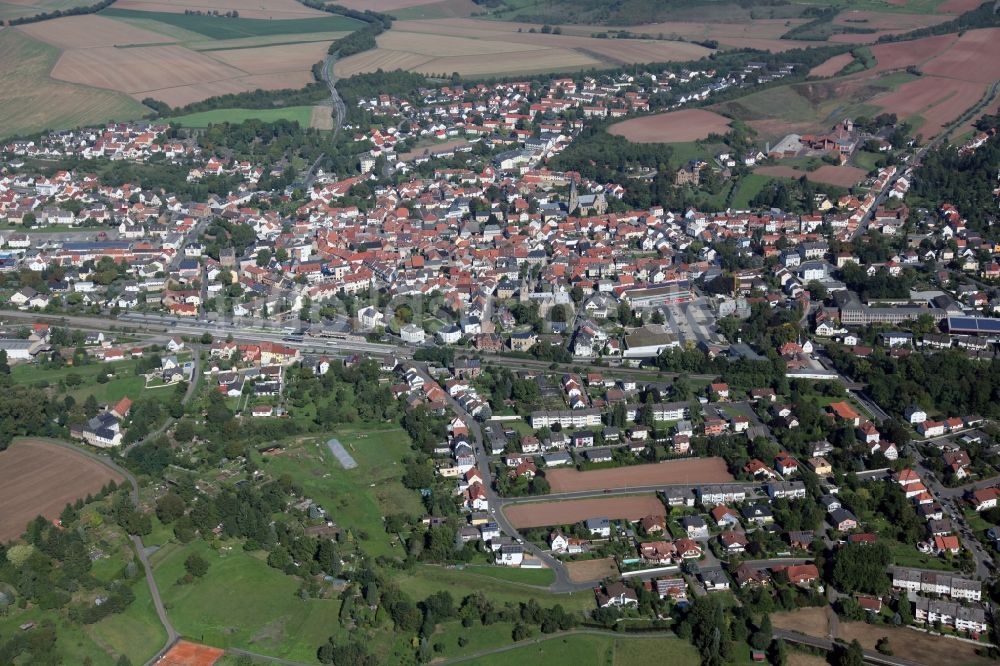 Luftbild Bad Sobernheim - Ortsansicht von Bad Sobernheim im Bundesland Rheinland-Pfalz