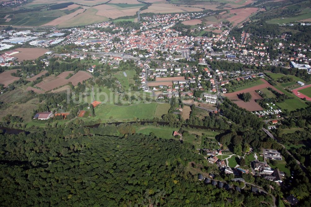 Luftaufnahme Bad Sobernheim - Ortsansicht von Bad Sobernheim im Bundesland Rheinland-Pfalz