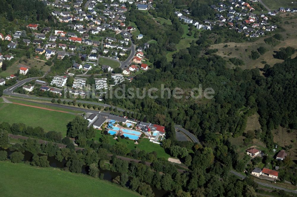 Bad Sobernheim aus der Vogelperspektive: Ortsansicht von Bad Sobernheim im Bundesland Rheinland-Pfalz