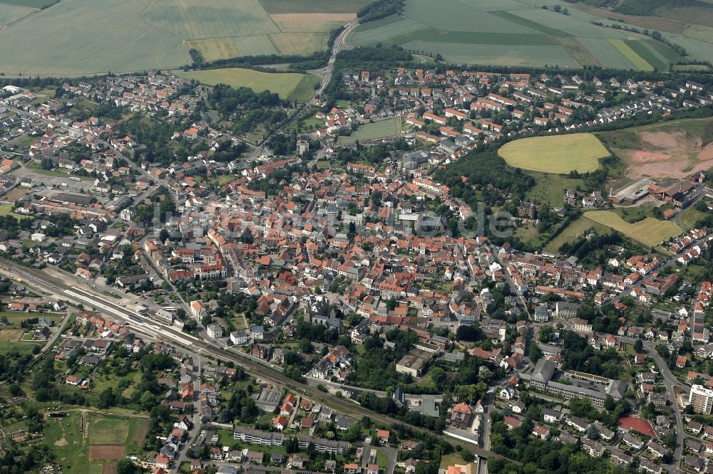 Luftaufnahme Bad Sobernheim - Ortsansicht von Bad Sobernheim im Bundesland Rheinland-Pfalz