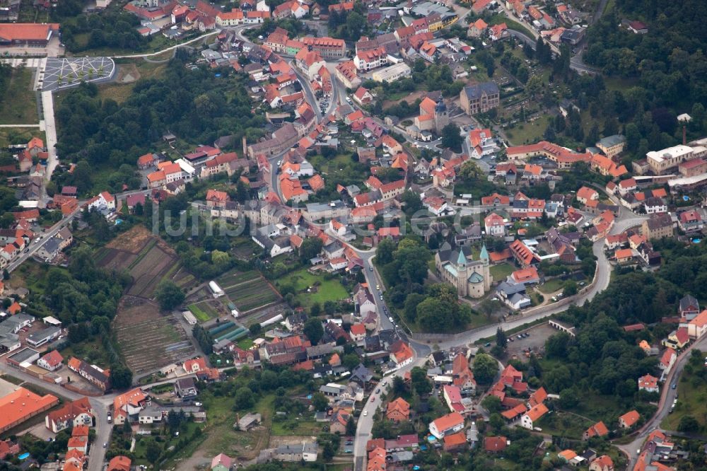 Bad Suderode aus der Vogelperspektive: Ortsansicht in Bad Suderode im Bundesland Sachsen-Anhalt