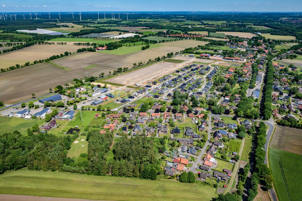 Bargstedt von oben - Ortsansicht in Bargstedt im Bundesland Niedersachsen, Deutschland