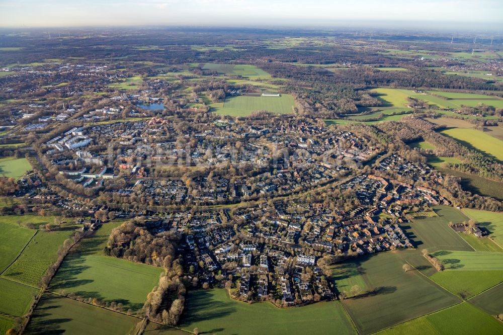 Barkenberg von oben - Ortsansicht in Barkenberg im Bundesland Nordrhein-Westfalen, Deutschland