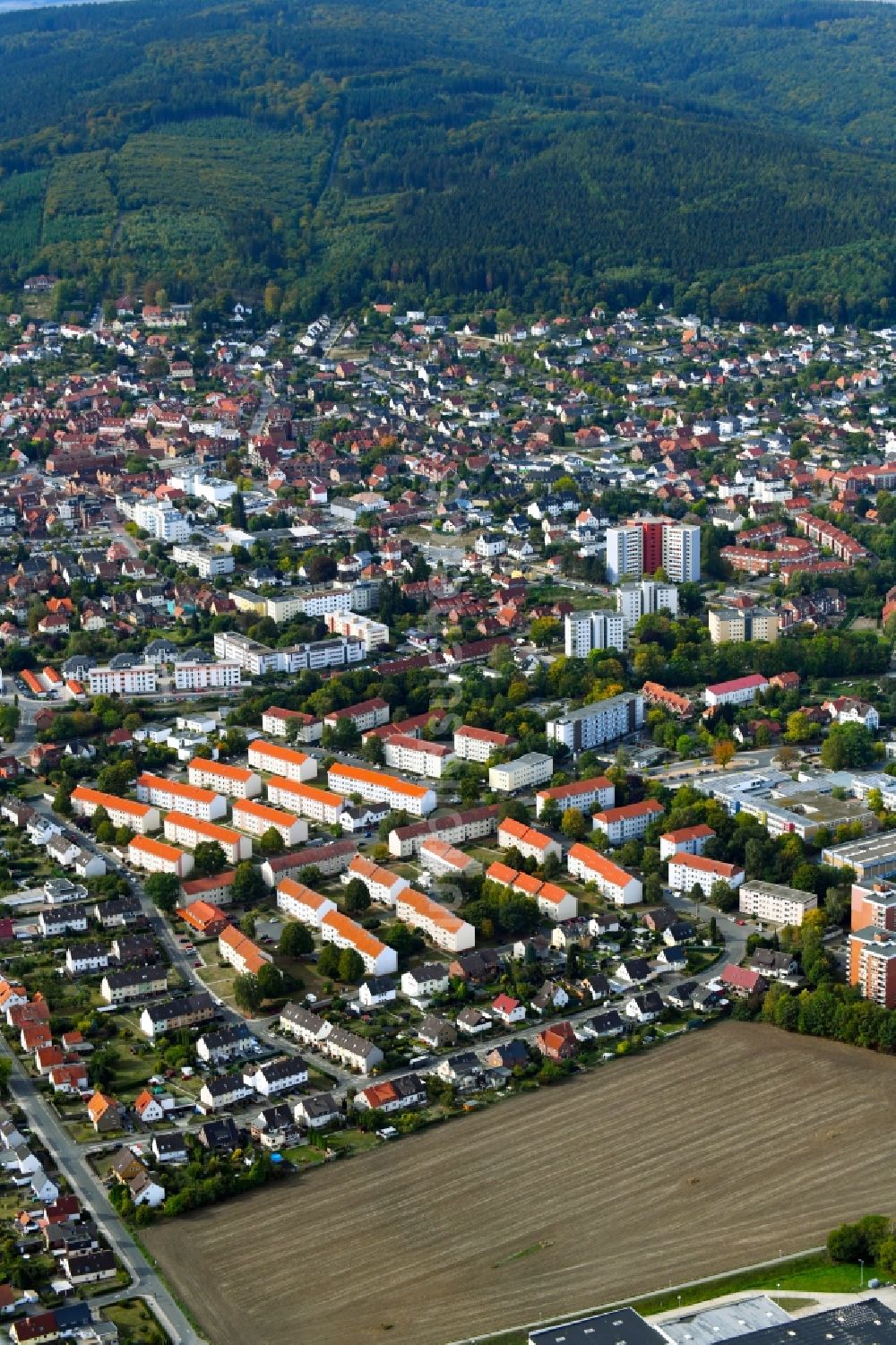 Luftbild Barsinghausen - Ortsansicht in Barsinghausen im Bundesland Niedersachsen, Deutschland