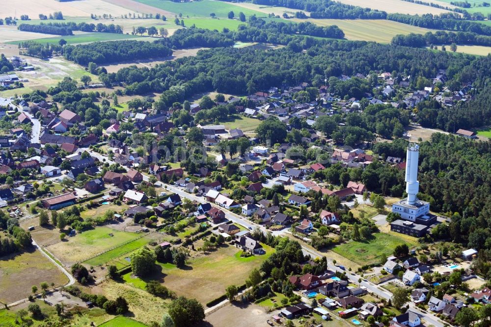 Barwedel von oben - Ortsansicht in Barwedel im Bundesland Niedersachsen, Deutschland