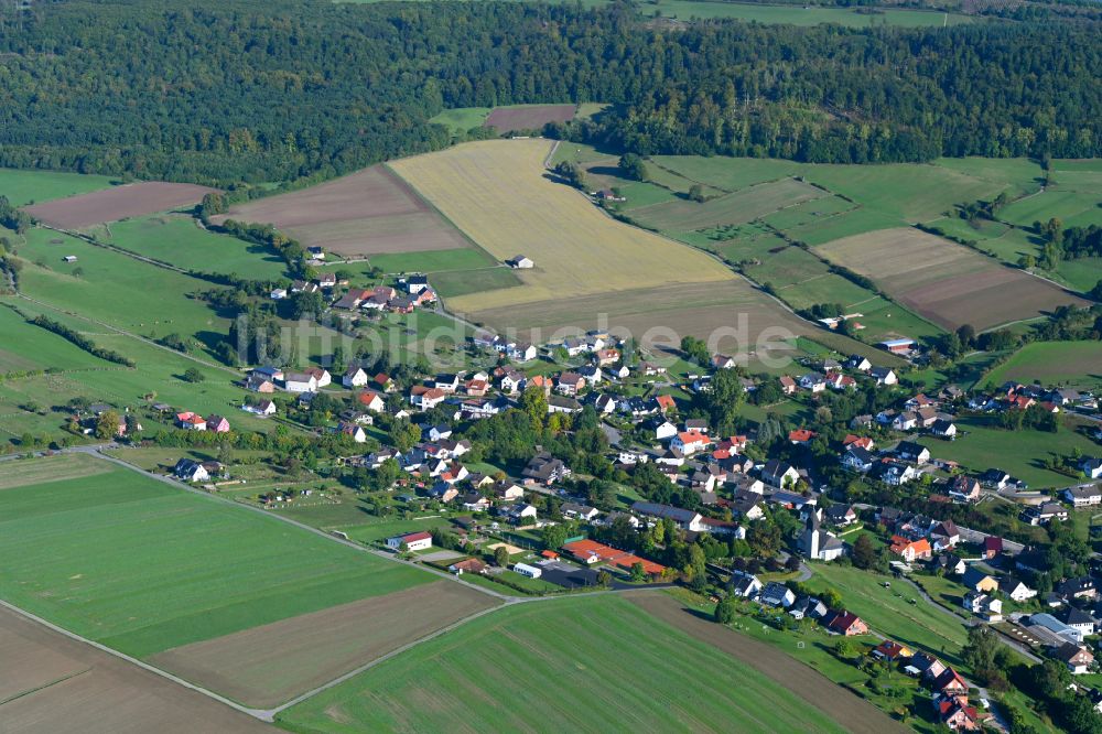 Bödexen von oben - Ortsansicht in Bödexen im Bundesland Nordrhein-Westfalen, Deutschland