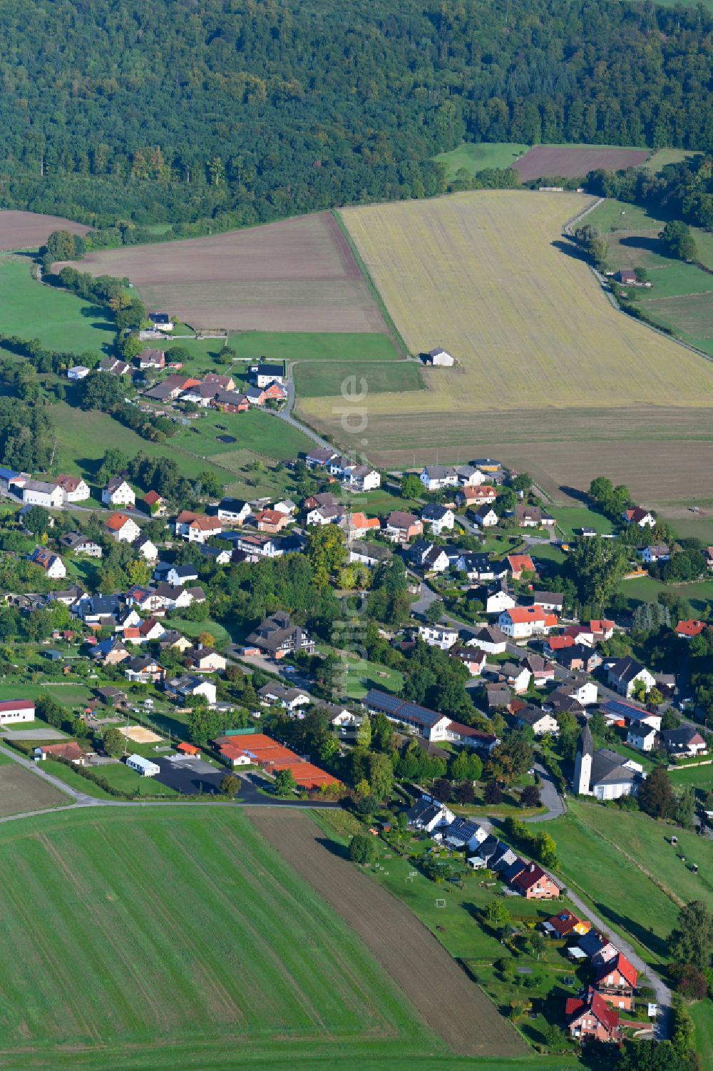 Luftbild Bödexen - Ortsansicht in Bödexen im Bundesland Nordrhein-Westfalen, Deutschland