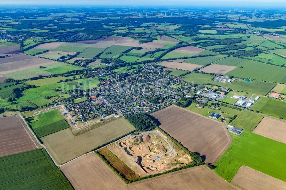 Luftaufnahme Beckdorf - Ortsansicht in Beckdorf im Bundesland Niedersachsen, Deutschland