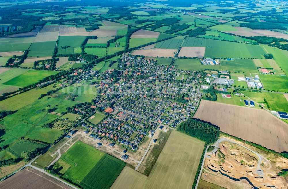 Luftaufnahme Beckdorf - Ortsansicht in Beckdorf im Bundesland Niedersachsen, Deutschland