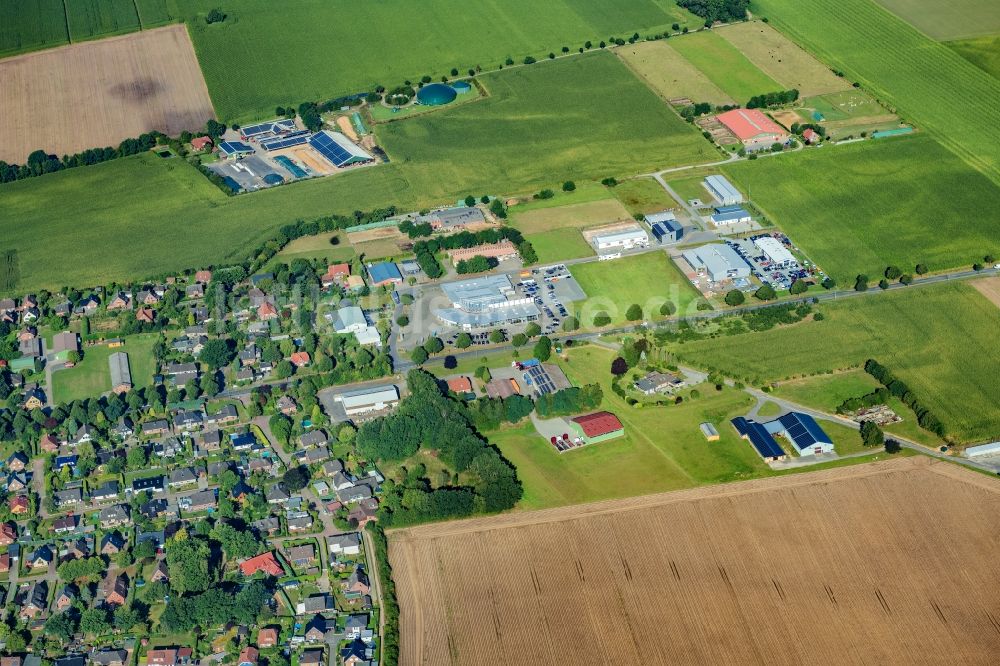 Beckdorf von oben - Ortsansicht in Beckdorf im Bundesland Niedersachsen, Deutschland