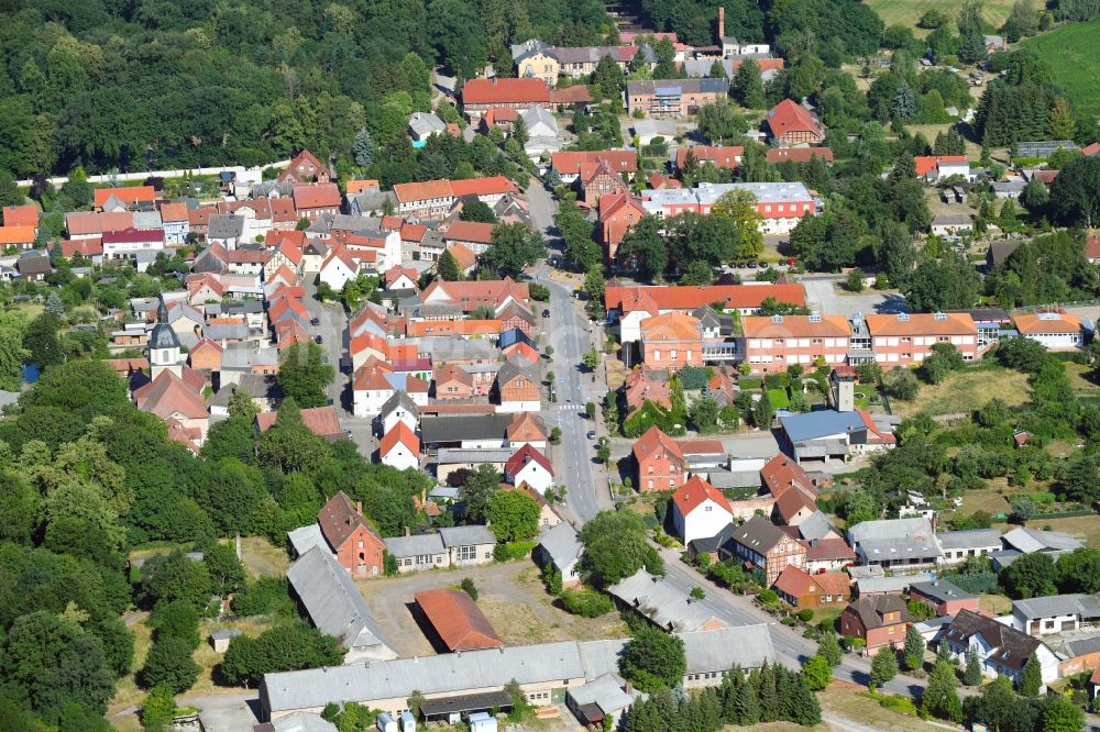 Luftaufnahme Beetzendorf - Ortsansicht in Beetzendorf im Bundesland Sachsen-Anhalt, Deutschland