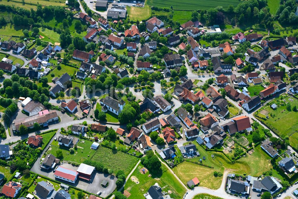 Luftbild Bellersen - Ortsansicht in Bellersen im Bundesland Nordrhein-Westfalen, Deutschland