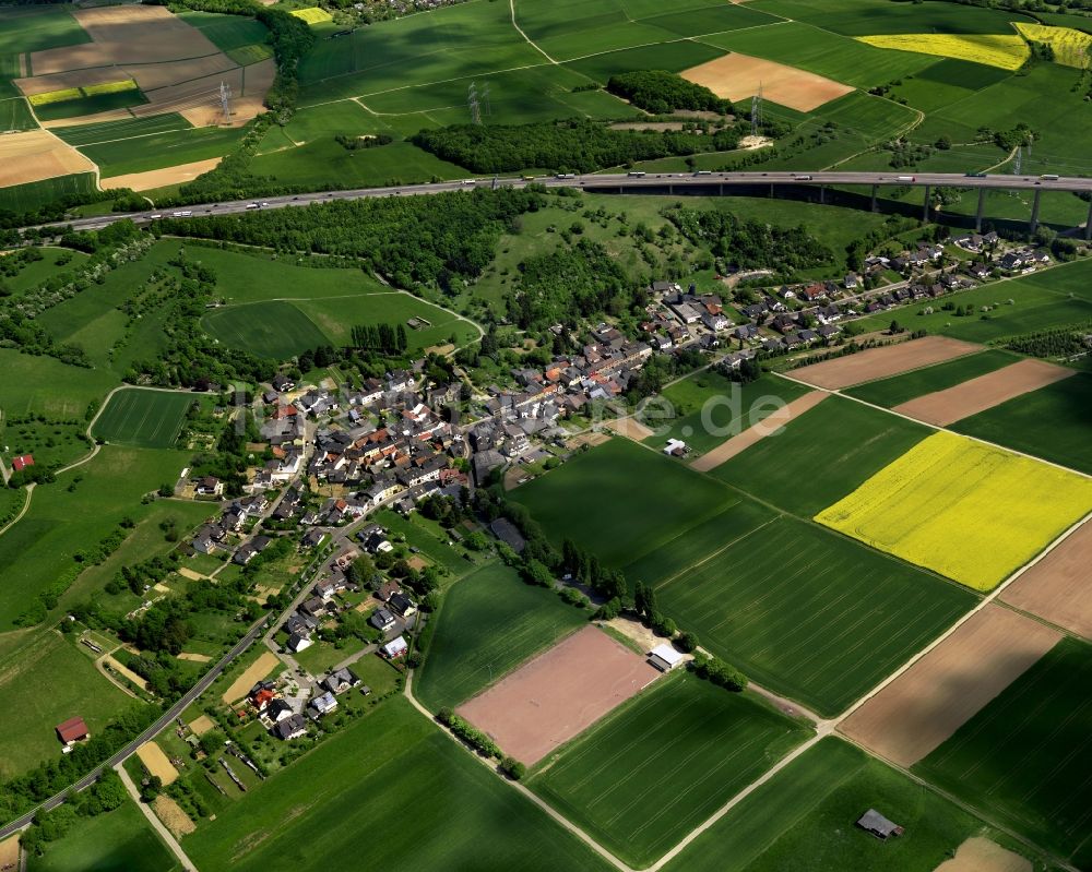 Grafschaft von oben - Ortsansicht von Bengen in der Gemeinde Grafschaft ...