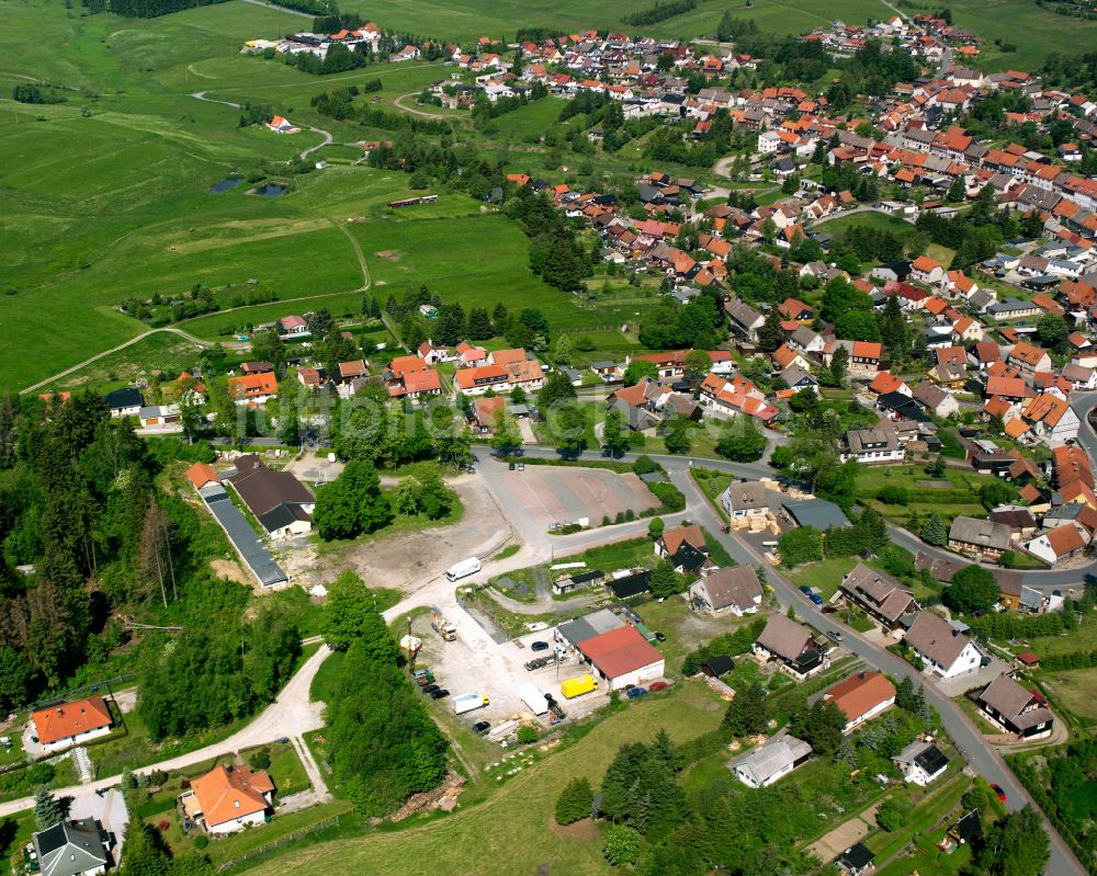 Luftbild Benneckenstein (Harz) - Ortsansicht in Benneckenstein (Harz) im Bundesland Sachsen-Anhalt, Deutschland