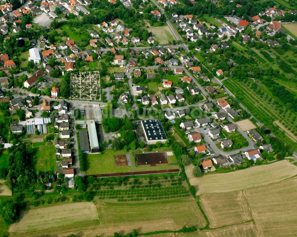 Luftbild Ottersweier - Ortsansicht im Bereich der Laufer Straße in Ottersweier im Bundesland Baden-Württemberg, Deutschland