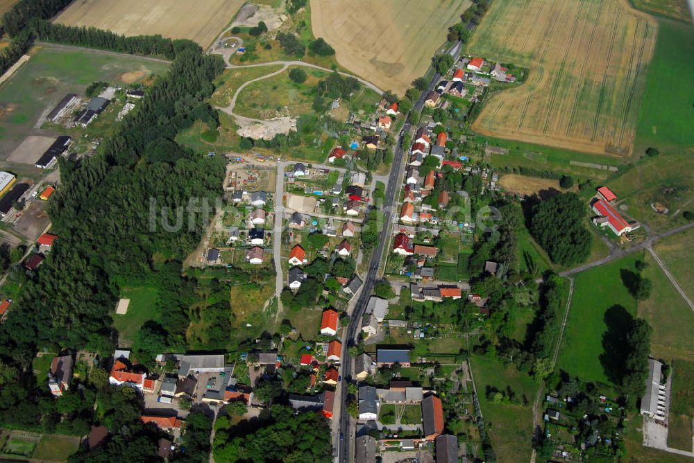 Luftaufnahme Berge - Ortsansicht Berge bei Nauen