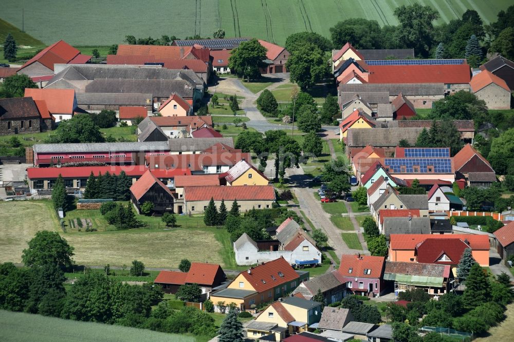 Luftbild Bad Belzig - Ortsansicht von Bergholz in Bad Belzig im Bundesland Brandenburg