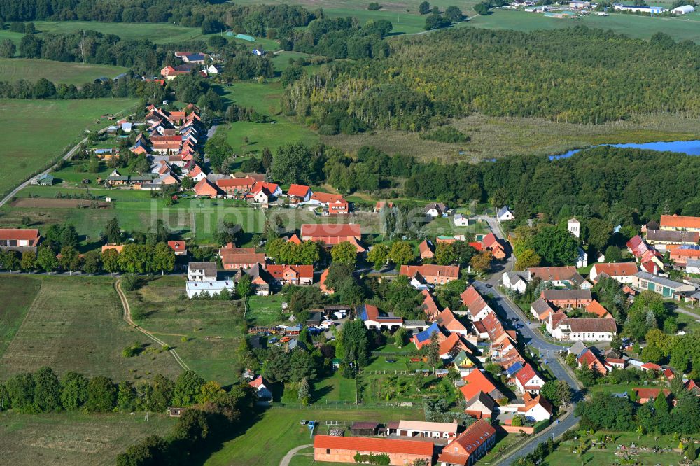 Luftbild Berlinchen - Ortsansicht in Berlinchen im Bundesland Brandenburg, Deutschland