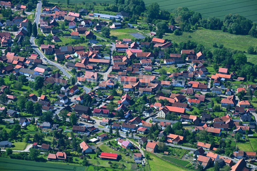 Luftbild Berßel - Ortsansicht in Berßel im Bundesland Sachsen-Anhalt, Deutschland