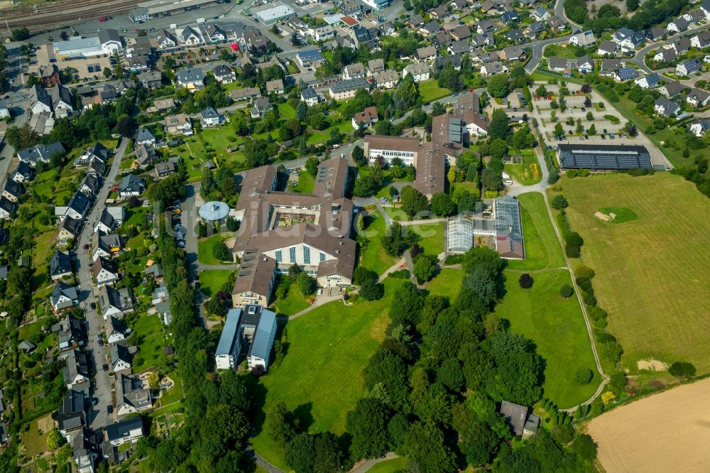 Bestwig von oben - Ortsansicht in Bestwig im Bundesland Nordrhein-Westfalen