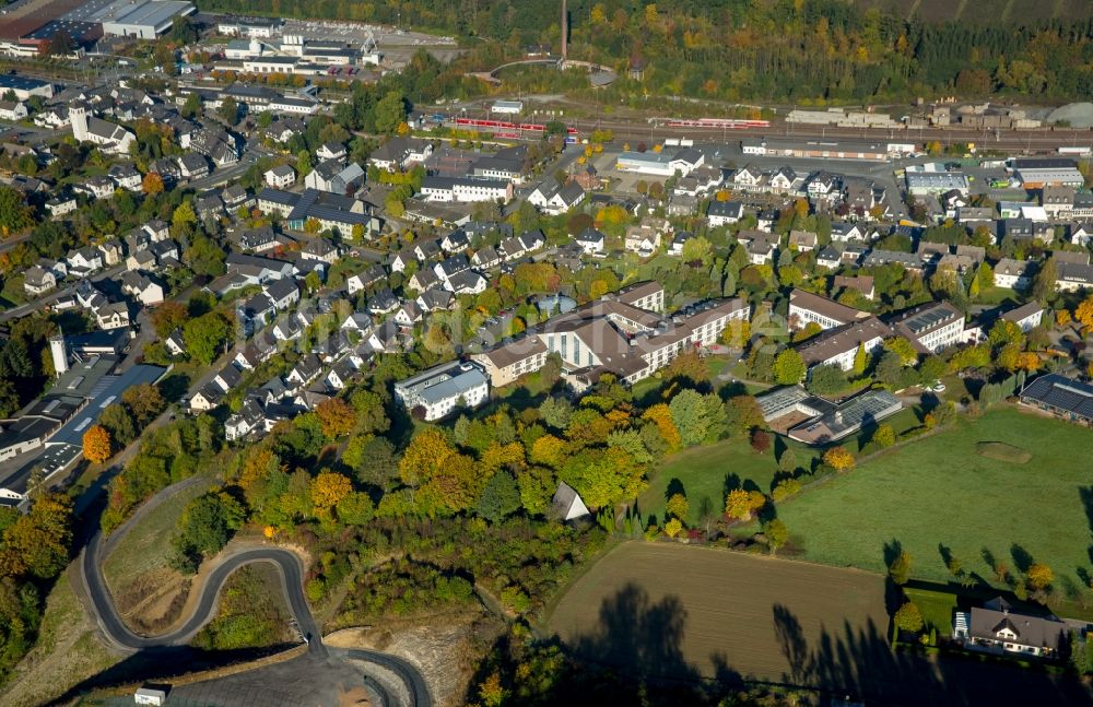 Bestwig von oben - Ortsansicht in Bestwig im Bundesland Nordrhein-Westfalen